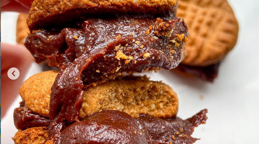 Prebiotic Fiber Rich Nut-Butter Filled Cookies