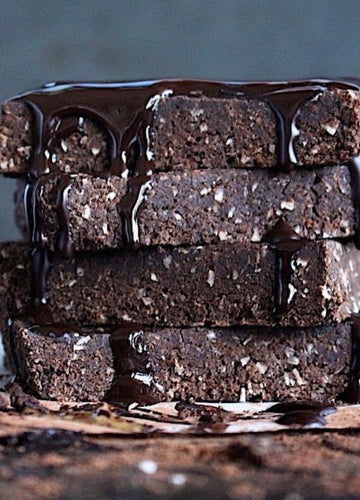 Prebiotic-Fiber Brownie Batter Snack Bars!