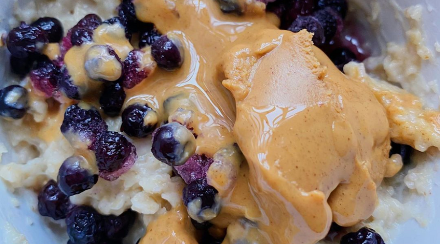 Prebiotic Fiber Blueberry Oatmeal
