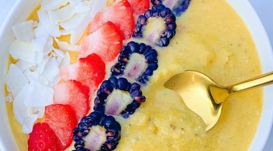 Prebiotic Fiber Coconut Mango Turmeric Bowl