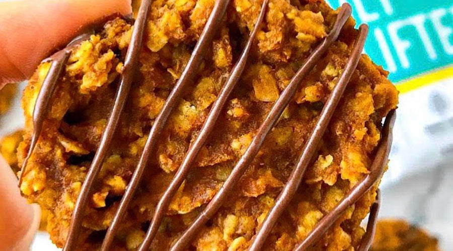 Gut Healthy Prebiotic-Fiber Pumpkin Oatmeal Cookies!