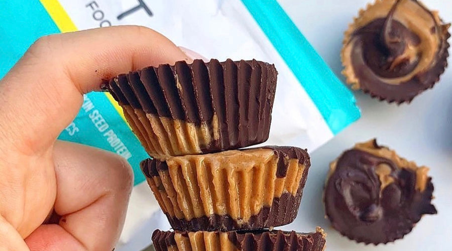 Prebiotic-Fiber Filled Chocolate Peanut Butter Cups!