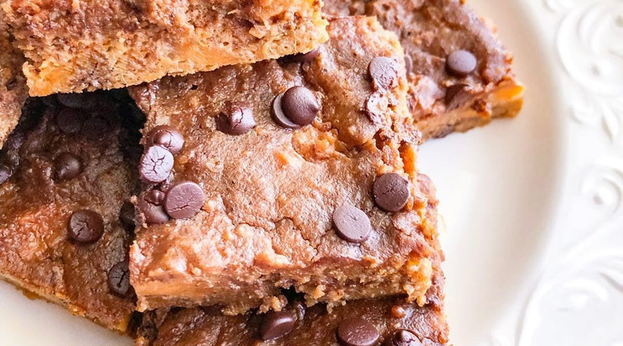 Prebiotic-Fiber Sweet Potato Brownies!