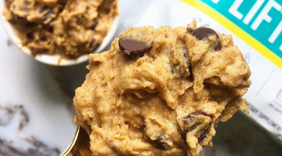 Raw Probiotic-Fiber Chocolate Chip Cookie Dough!