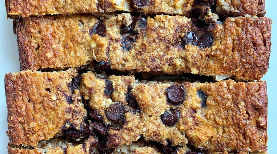 Prebiotic-Fiber Chocolate Chip Banana Bread!
