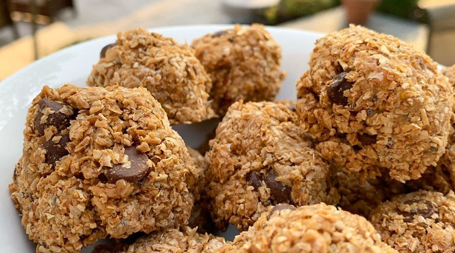 Gut Happy Chocolate Chip Prebiotic-Fiber Bliss Balls