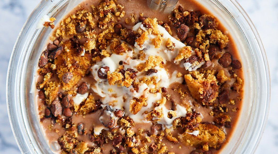 Gut Healthy Prebiotic-Fiber Chocolate Chip Smoothie!