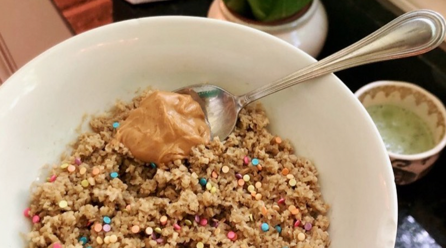 Prebiotic Fiber Birthday Cake Protein Oats