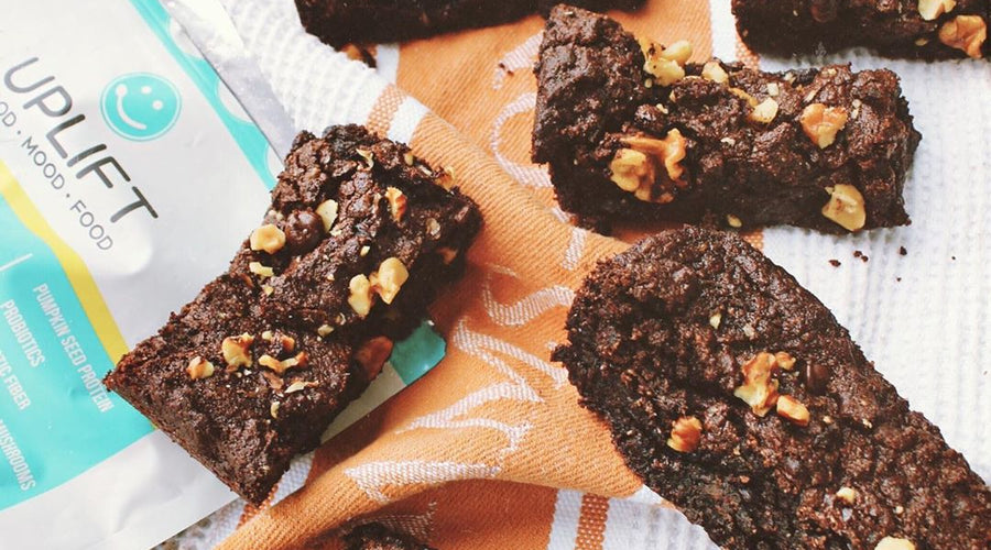 Vegan Prebiotic-Fiber Protein Brownies!
