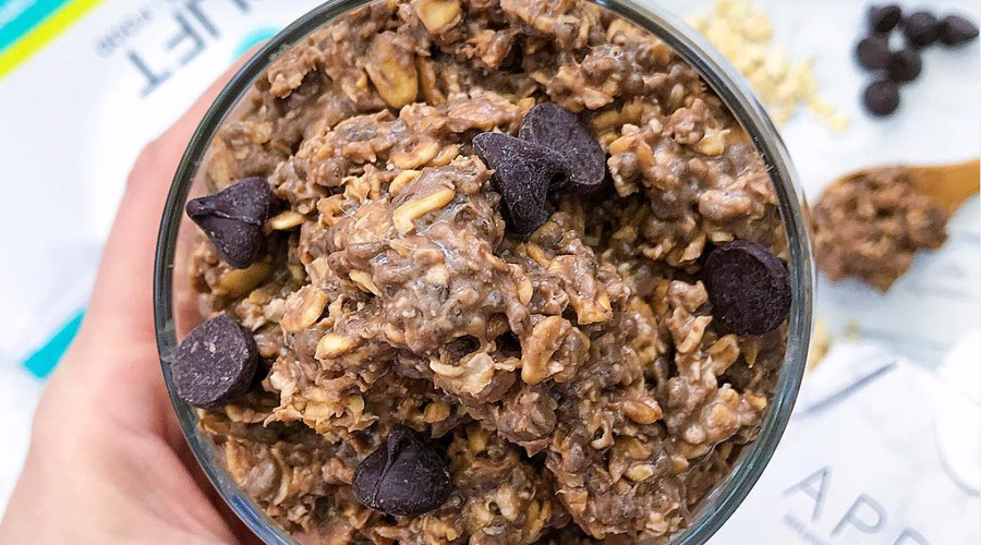 Prebiotic-Fiber Protein-Packed Mocha Overnight Oats