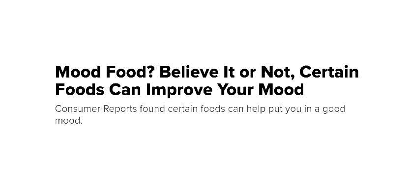 Prebiotics Are the Food to a Good Mood