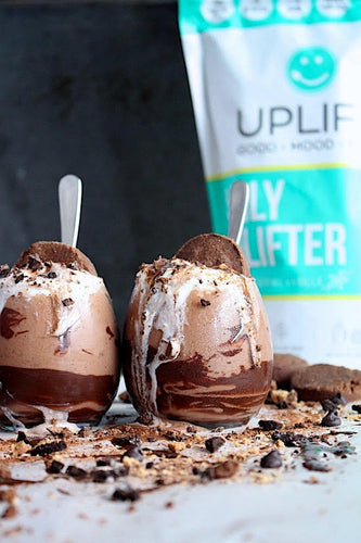 Prebiotic-Fiber Chocolate Fudge Cookie Dough Crunch Shake!