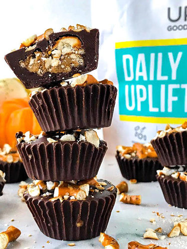 Prebiotic-Fiber Pretzel Almond Butter Cups!