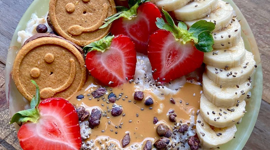 Prebiotic Fiber Peanut Butter and Chocolate Oats