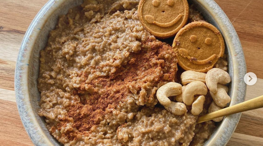 Prebiotic Fiber Gingerbread Oatmeal