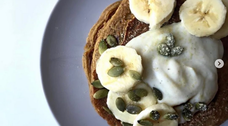 Prebiotic Fiber Pumpkin Pancakes