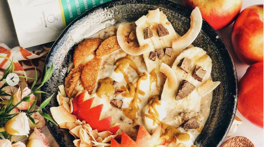 Prebiotic Fiber Chunky Monkey Overnight Oats
