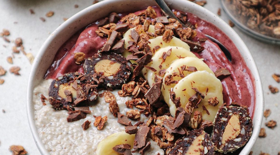 Prebiotic Fiber Cherry Chocolate Beetroot Nicecream