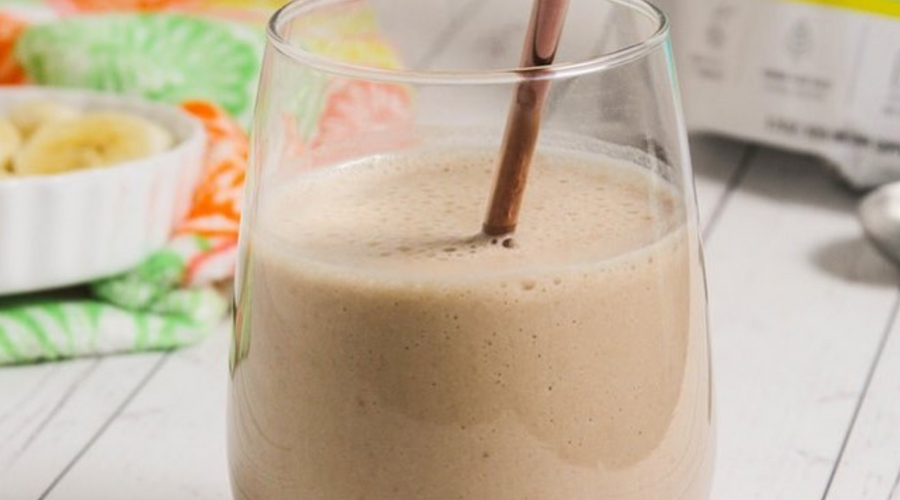Prebiotic-Fiber Mood Boosting Banana Smoothie!