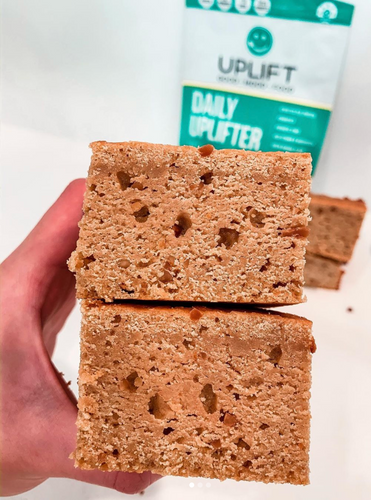 Prebiotic Vanilla Protein Blondies