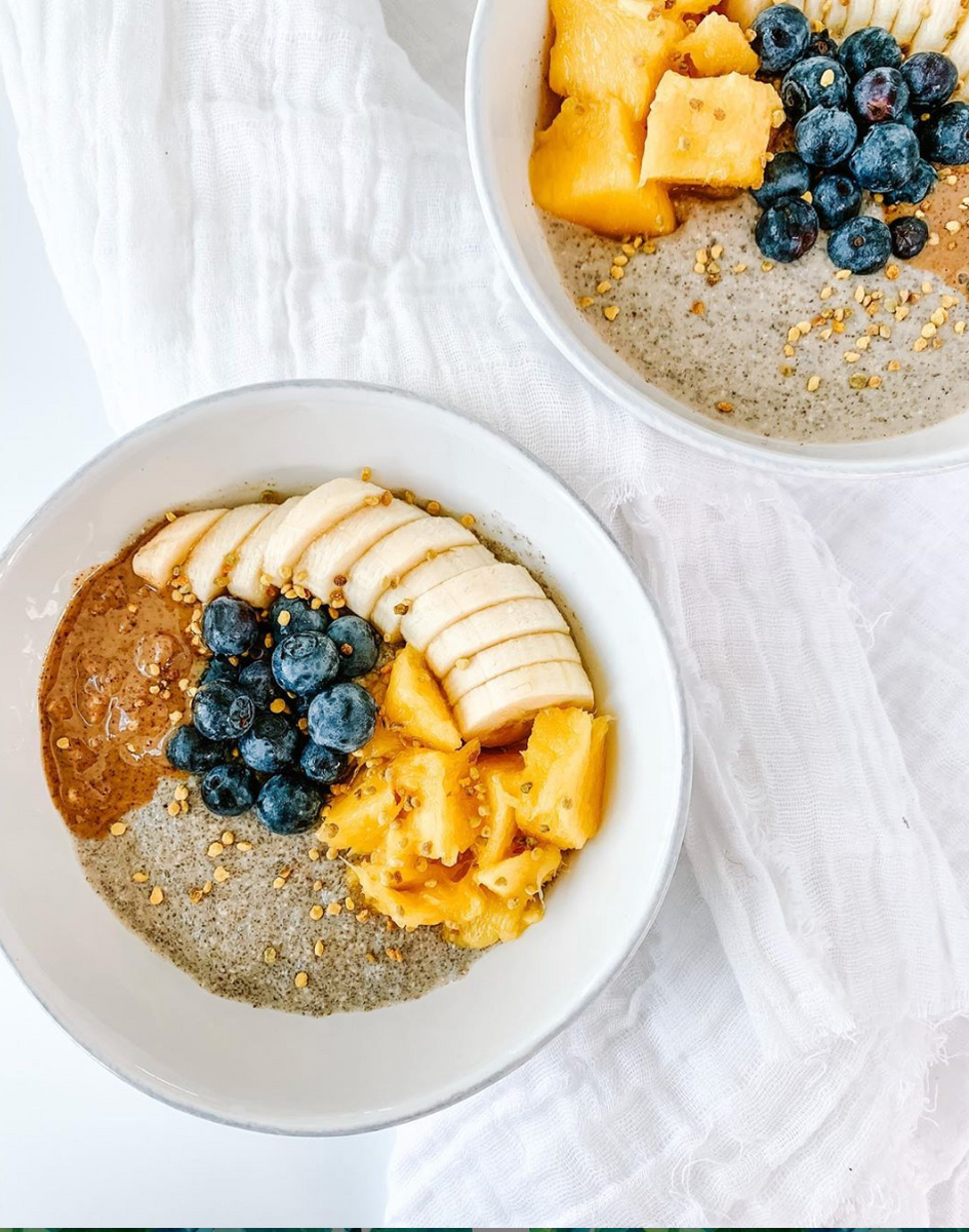Prebiotic Fiber Blended Chia Seed Pudding UpliftFood