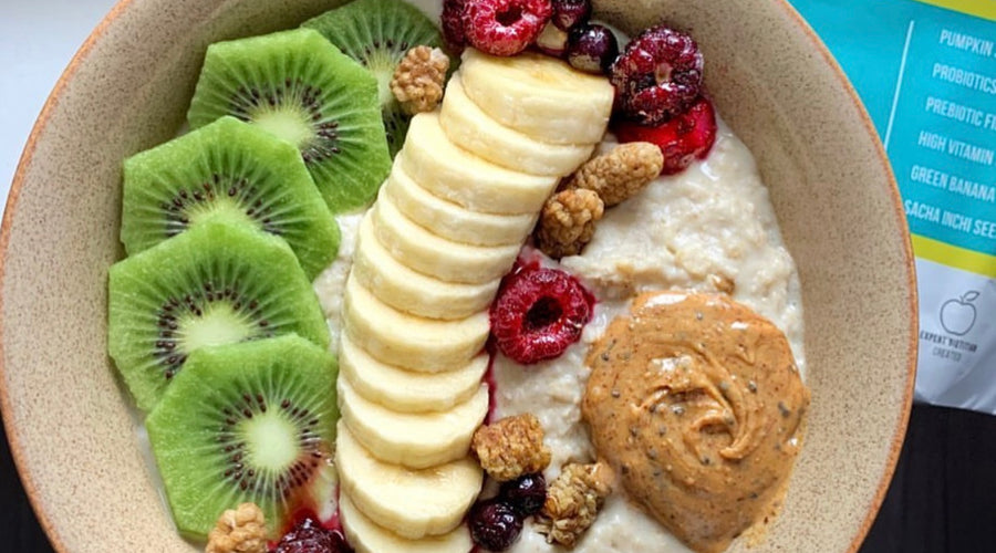 Prebiotic-Fiber Mixed Fruit Oat Bowl
