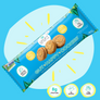 Almond Butter Gut Happy Cookies Prebiotic and Probiotic Fiber Supplement Snack for Digestive Health