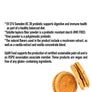Cookie and Bites Sample Pack Sunflower Almond and Peanut Butter Gut Happy Cookies and Peanut Butter Chocolate and Strawberry and creme bites with prebiotic fiber and probiotics to support digestive health