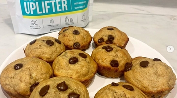 Prebiotic Fiber Chocolate Chip Pancake Muffins