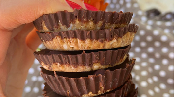 @Frozenbananas Gut Happy Prebiotic Peanut Butter Chocolate Cups Recipe!
