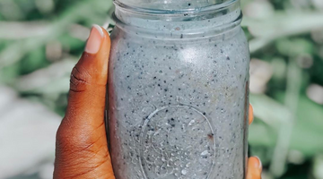Prebiotic Fiber Blueberry-Banana Protein Smoothie