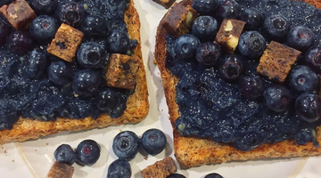 Prebiotic Fiber Blueberry Muffin Toast
