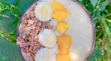 Prebiotic Fiber Mango Smoothie Bowl