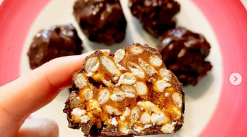 Prebiotic Fiber Chocolate Covered Vanilla Crunch Balls