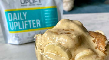 Prebiotic-Fiber Banana Caramel Smoothie Bowl!