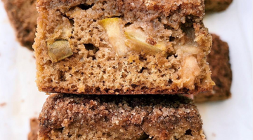 Prebiotic Fiber Green Apple Crumble Bars