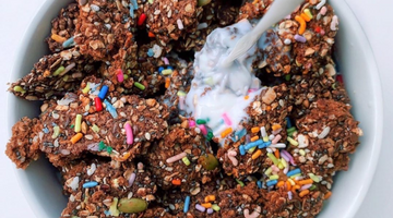 Prebiotic Fiber Chewy Birthday Cake Granola