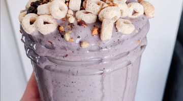 Prebiotic Fiber Blueberry Shake