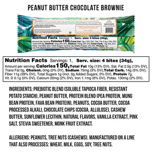 Cookie and Bites Sample Pack Sunflower Almond and Peanut Butter Gut Happy Cookies and Peanut Butter Chocolate and Strawberry and creme bites with prebiotic fiber and probiotics to support digestive health