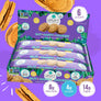 Sunflower Butter Gut Happy Cookies Prebiotic and Probiotic Fiber Supplement Snack for Digestive Health